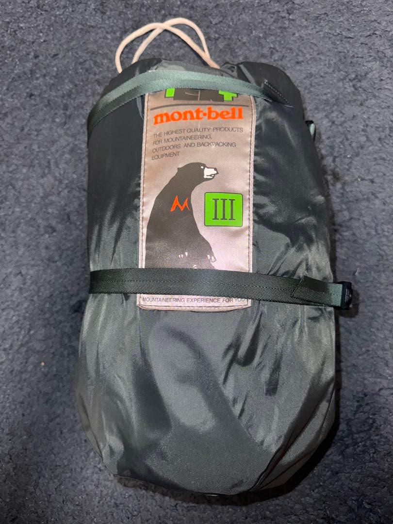 mont-bell ムーンライトIII(旧型) アイボリー　キャンプテント