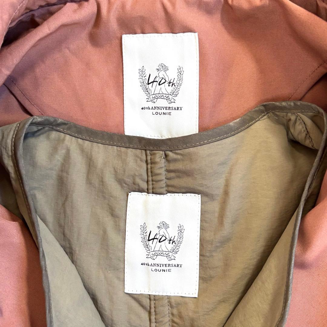 ルーニィ 40th記念モデル ロングコート ライナー付き ピンクブラウン M