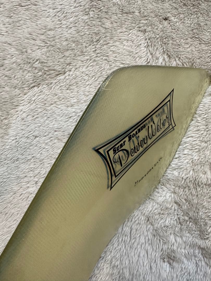 Dewey Weber サーフボードフィン クリア