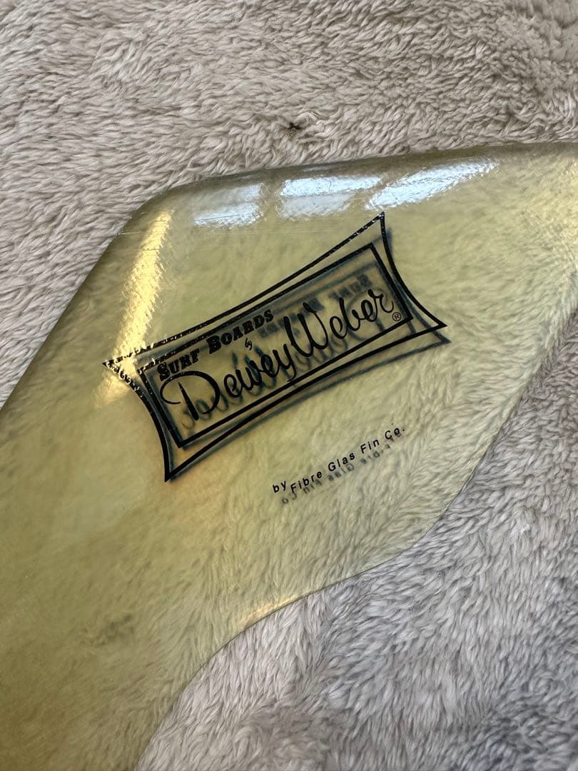 Dewey Weber サーフボードフィン クリア