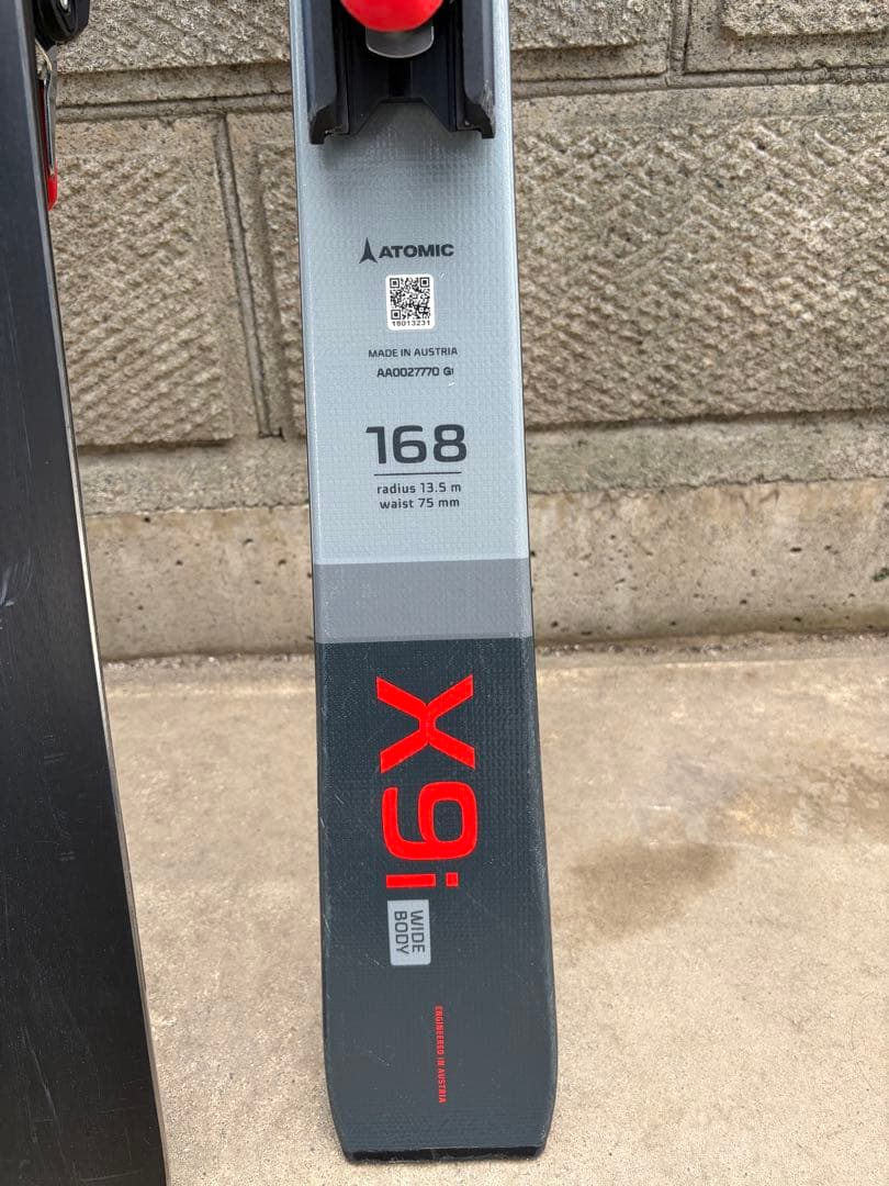 ATMIC REDSTAR X9i 168 WB スキー板 値下げ可