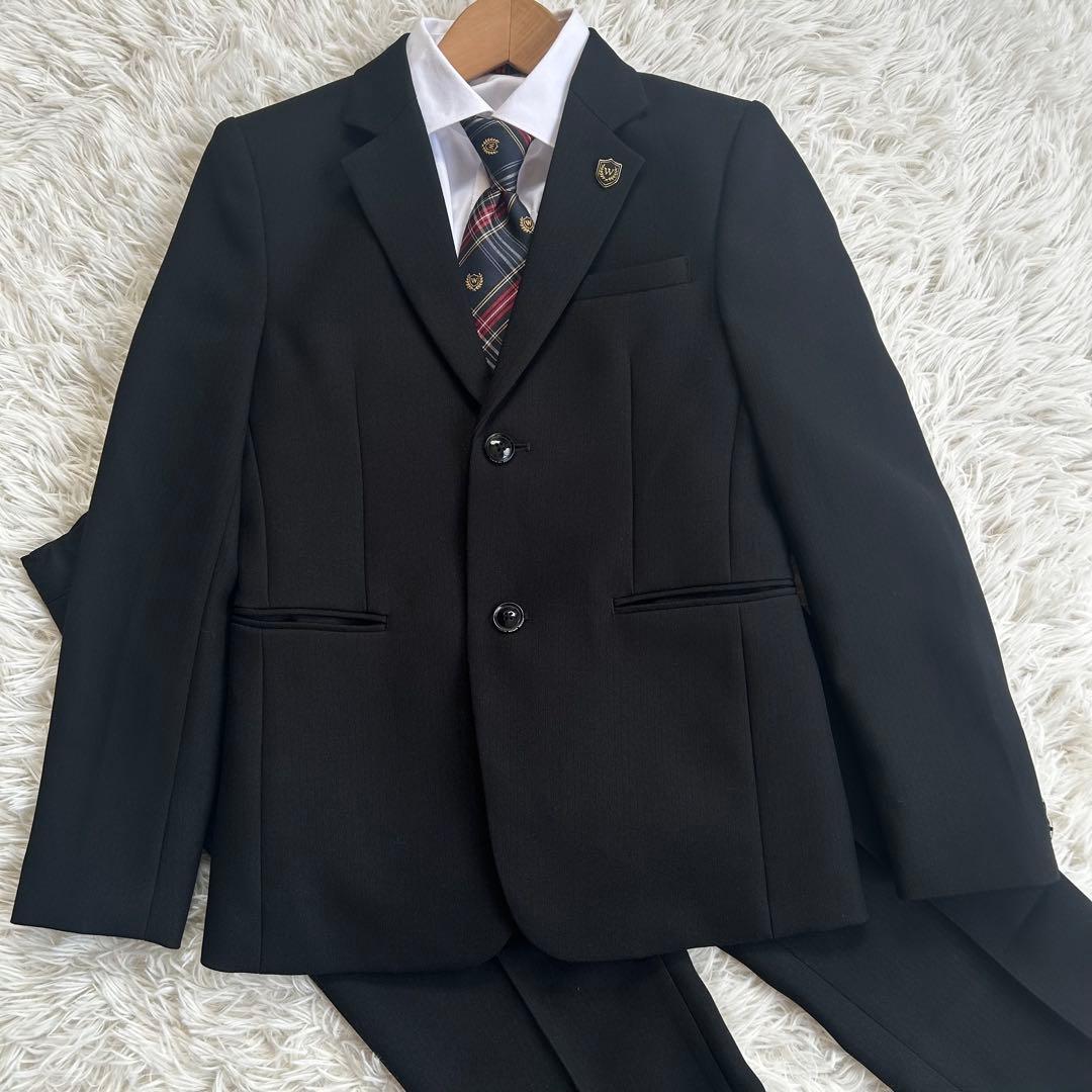 【美品】waltz by BEAMS DESIGN フォーマルスーツ 黒 150