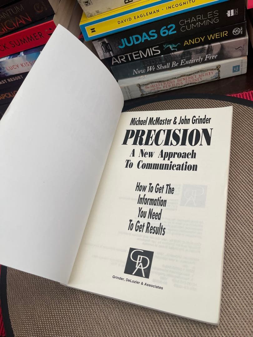 洋書 Precision A New Approach To Communicatio