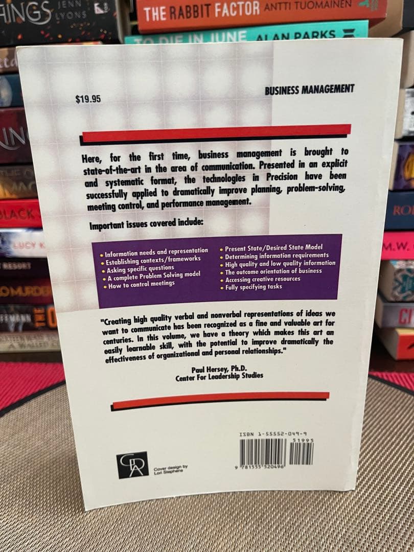 洋書 Precision A New Approach To Communicatio