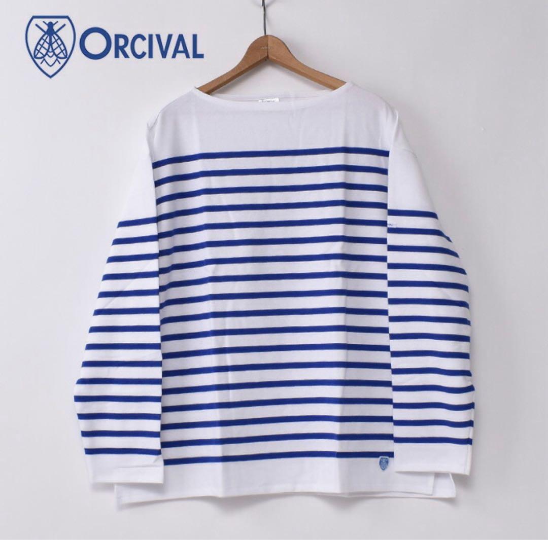 新品未使用　ORCIVAL ストライプ長袖カットソー　サイズ4