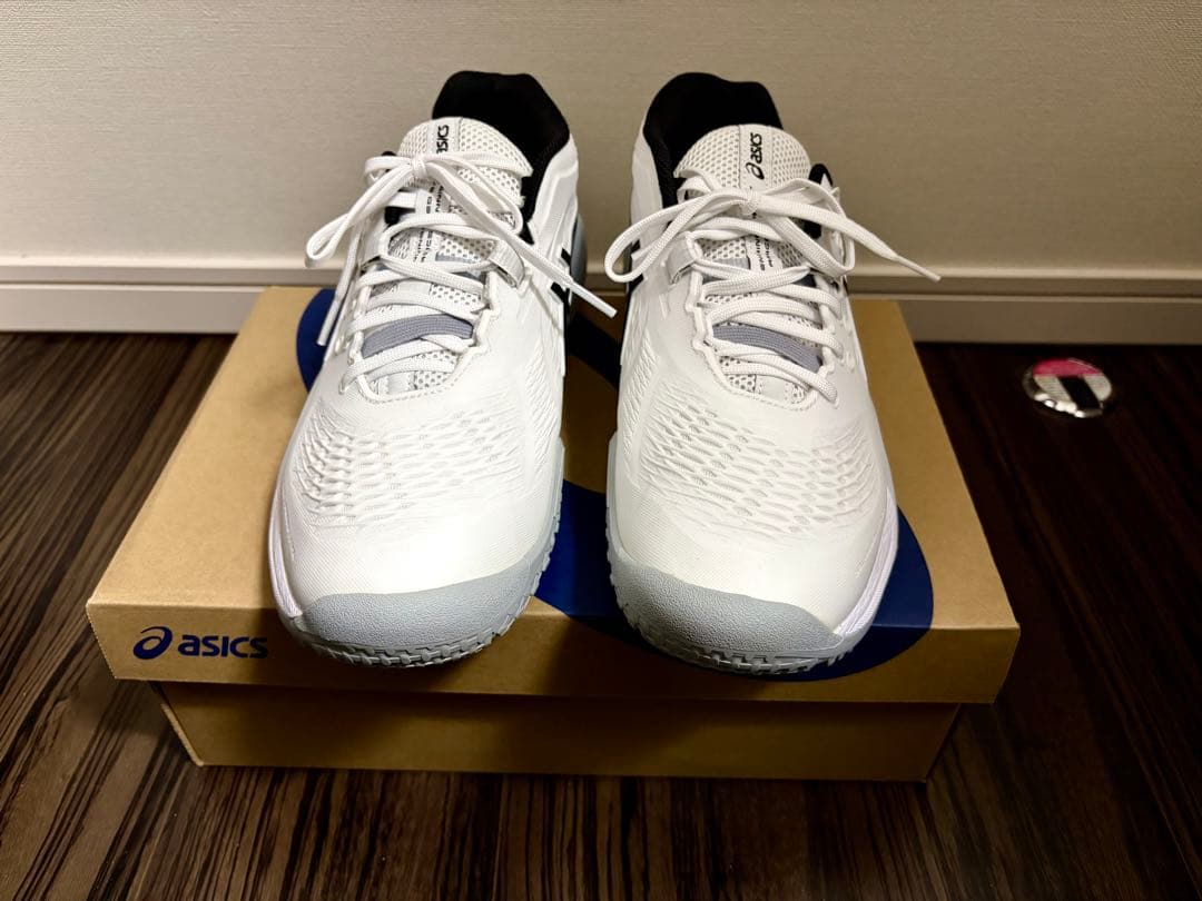 超美品 asics GEL-RESOLUTION X オムニ・クレー 27.5