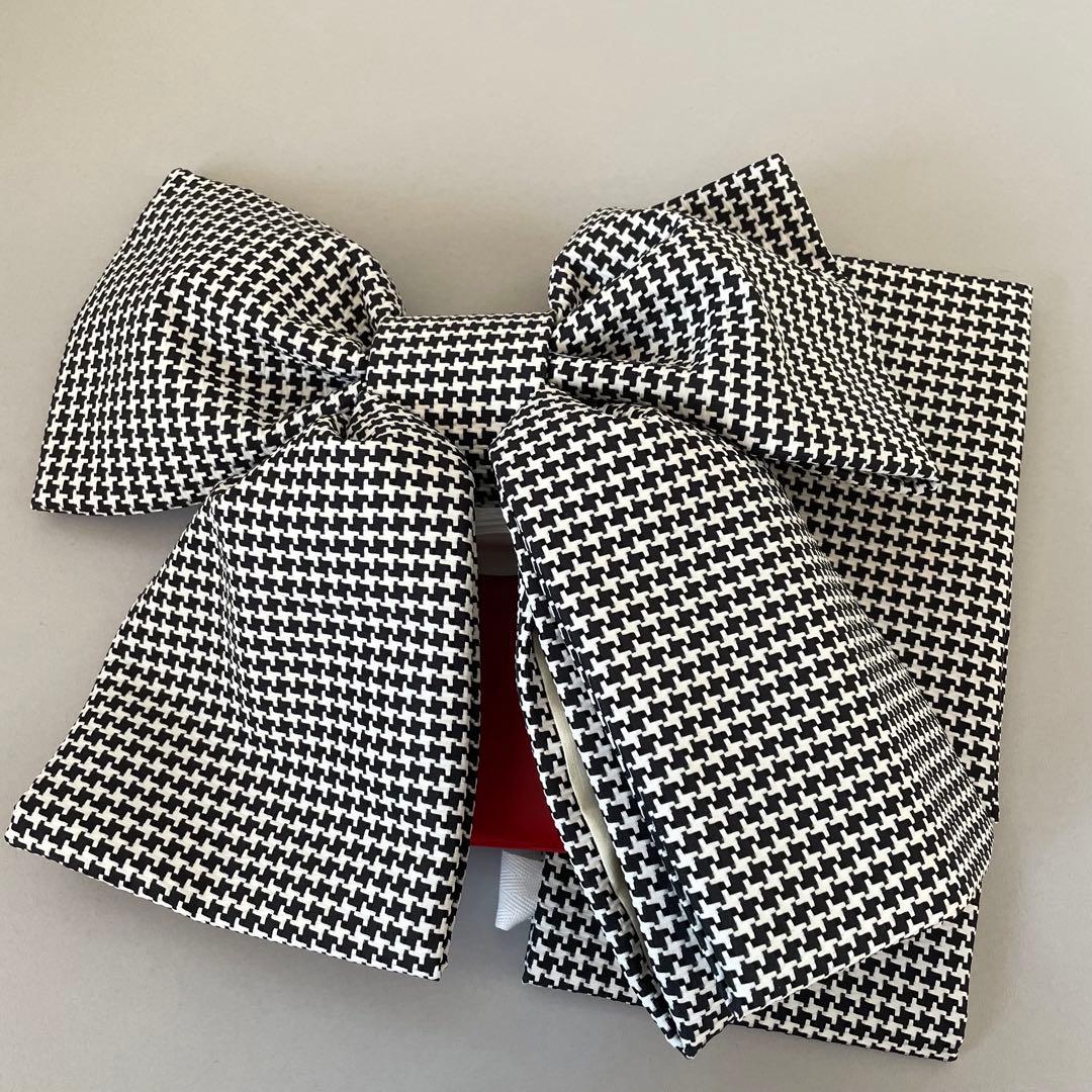 七五三　アンティークお着物セット　３歳　作り帯コーデ　髪飾り付き