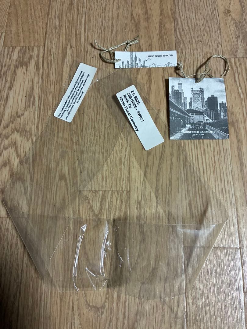 Engineered Garments ネクタイ フローラルプリント　タグ有