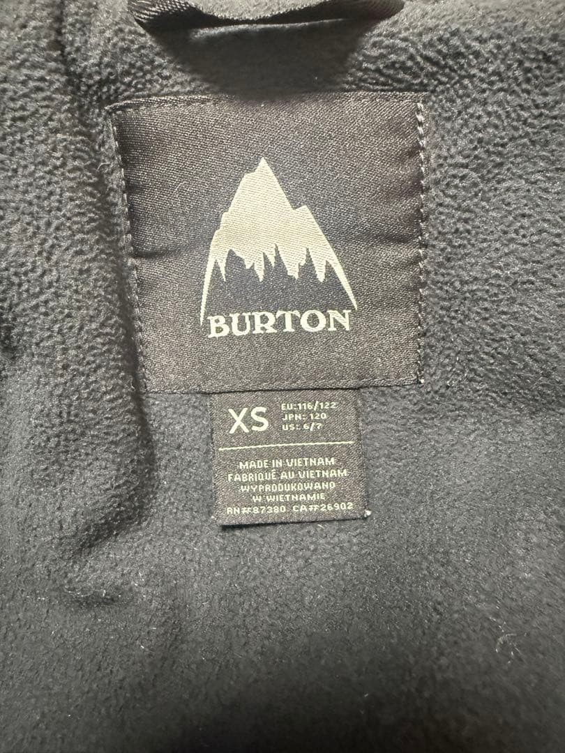 バートン　キッズ　ウェア　XS