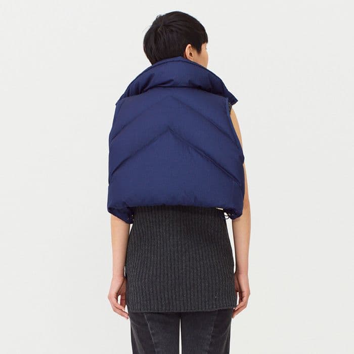 新品 6×1 VERY SHORT VEST Navy