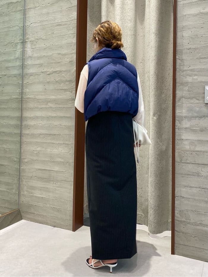 新品 6×1 VERY SHORT VEST Navy