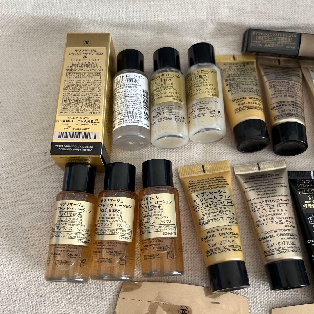 シャネル　サブリマージュ　化粧水　美容液　オイル　クレーム