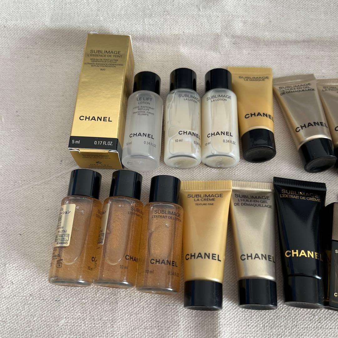 シャネル　サブリマージュ　化粧水　美容液　オイル　クレーム