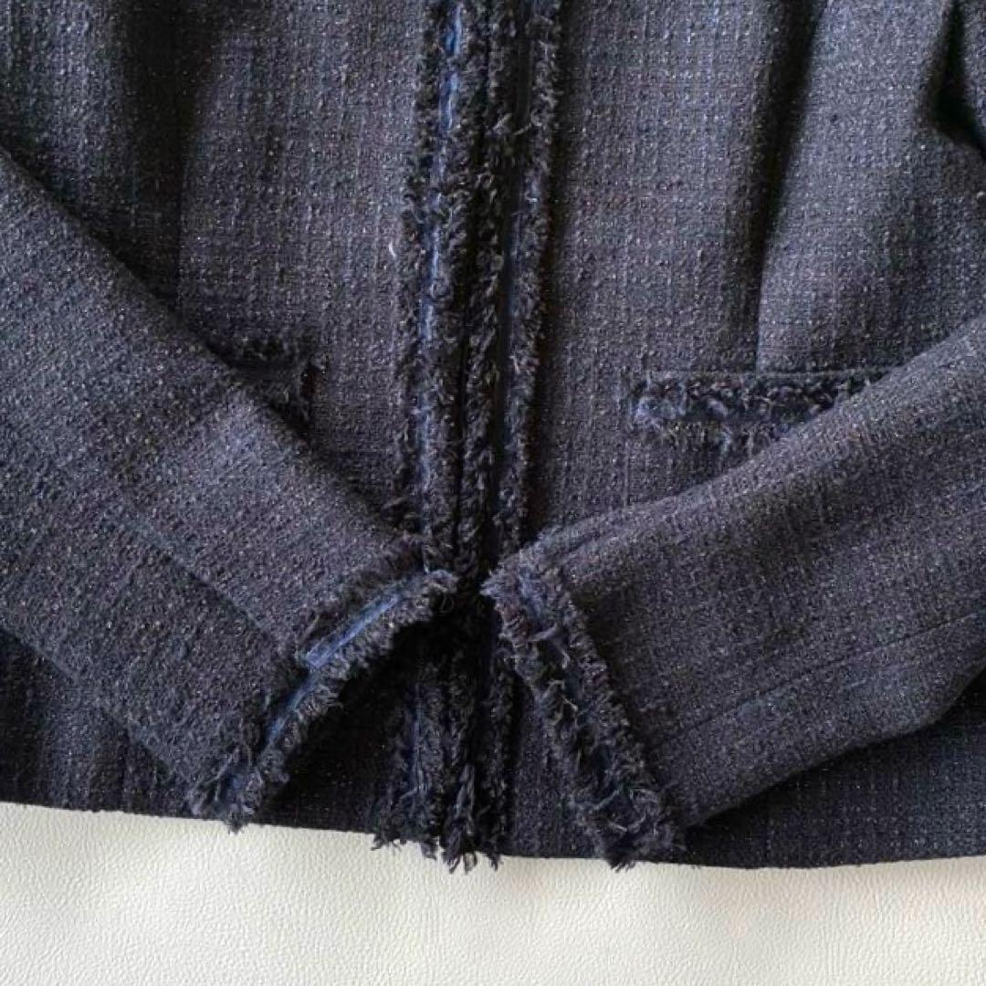 LAUTREAMONT　ツイードノーカラージャケット