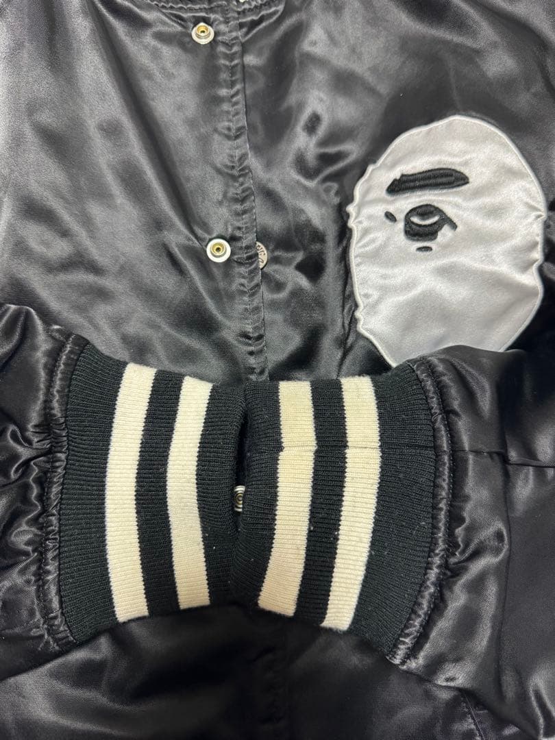 A BATHING APE スタジャン リバー シブルジャケット　Mサイズ