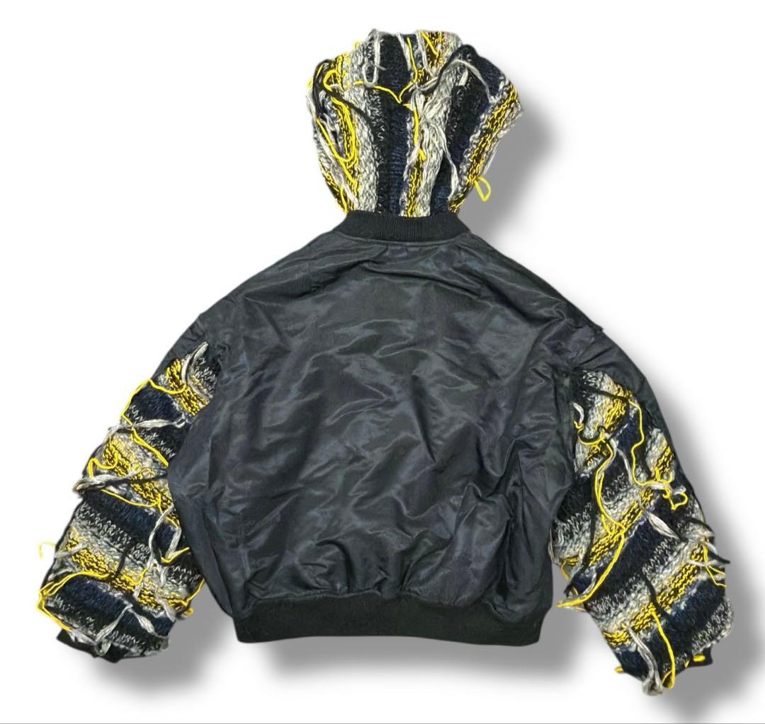 未使用品 DISCOVERED 24AW MIX KNIT SLEEVE