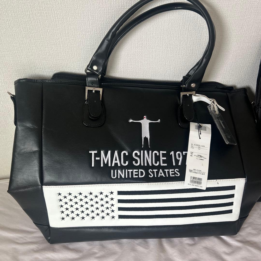 T-MAC ゴルフバッグ ブラック　キャディバック　ロッカーバック　大きいカバン