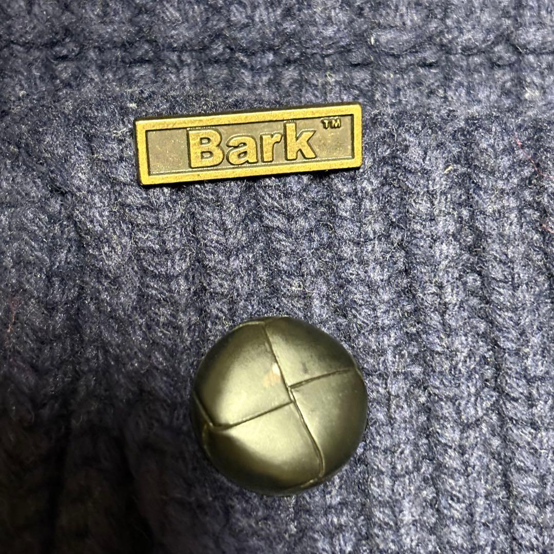 Bark バーク ダッフルコート ニット フード取外し 2way ネイビー M