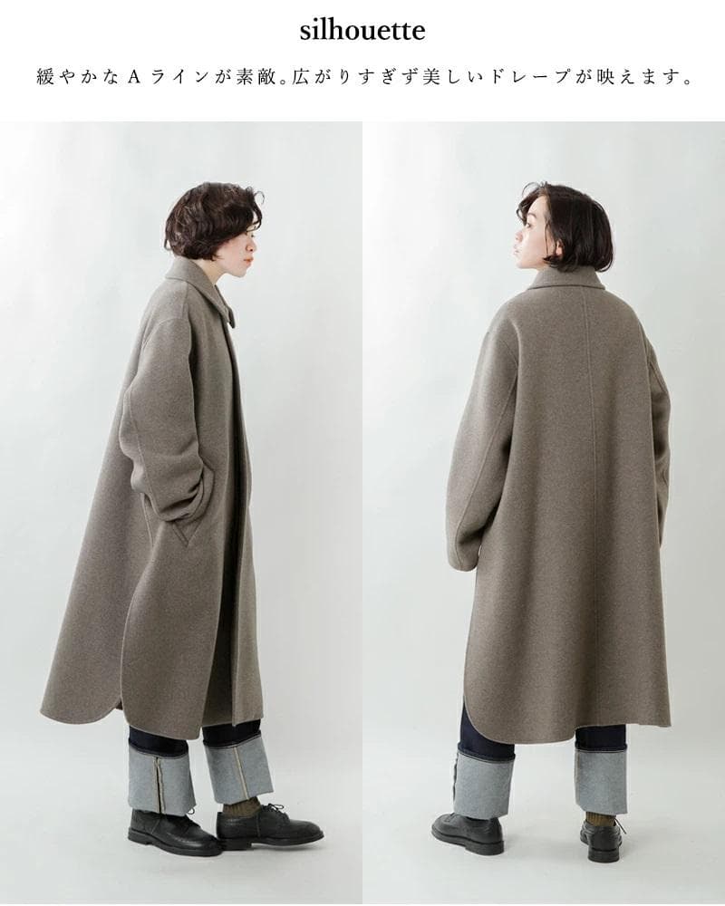 新品LOEFF＜ロエフ＞UNITEDARROWSリバーポンチョステンカラーコート