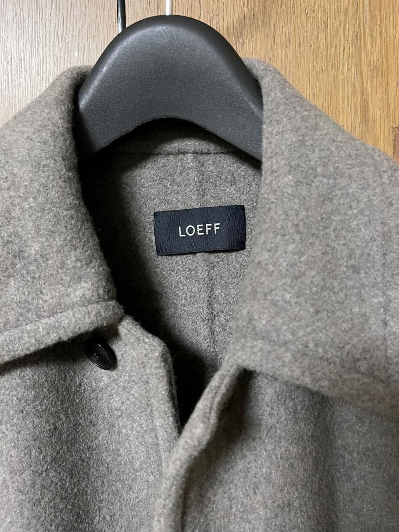 新品LOEFF＜ロエフ＞UNITEDARROWSリバーポンチョステンカラーコート