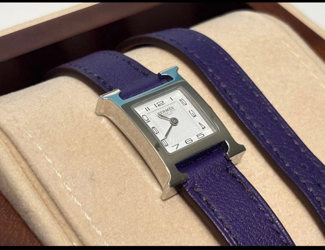 【HERMES】Hウォッチミニ　HH1.110 ドゥブルトゥール［未使用］