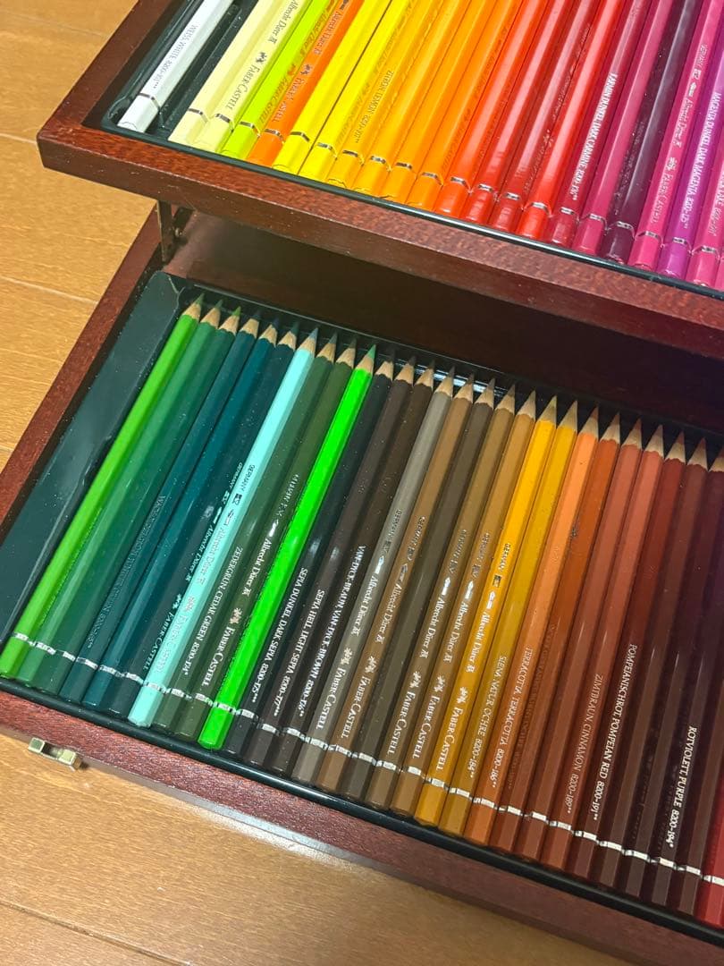 ファーバーカステル 色鉛筆100 木箱入り