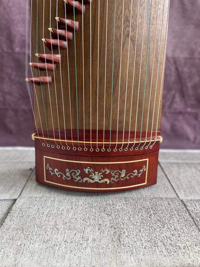 P*様 【大唐】中国 伝統弦楽器 民族楽器　箏21弦グーチェン