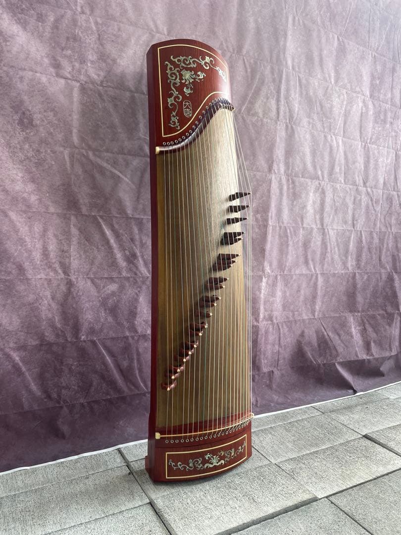 P*様 【大唐】中国 伝統弦楽器 民族楽器　箏21弦グーチェン