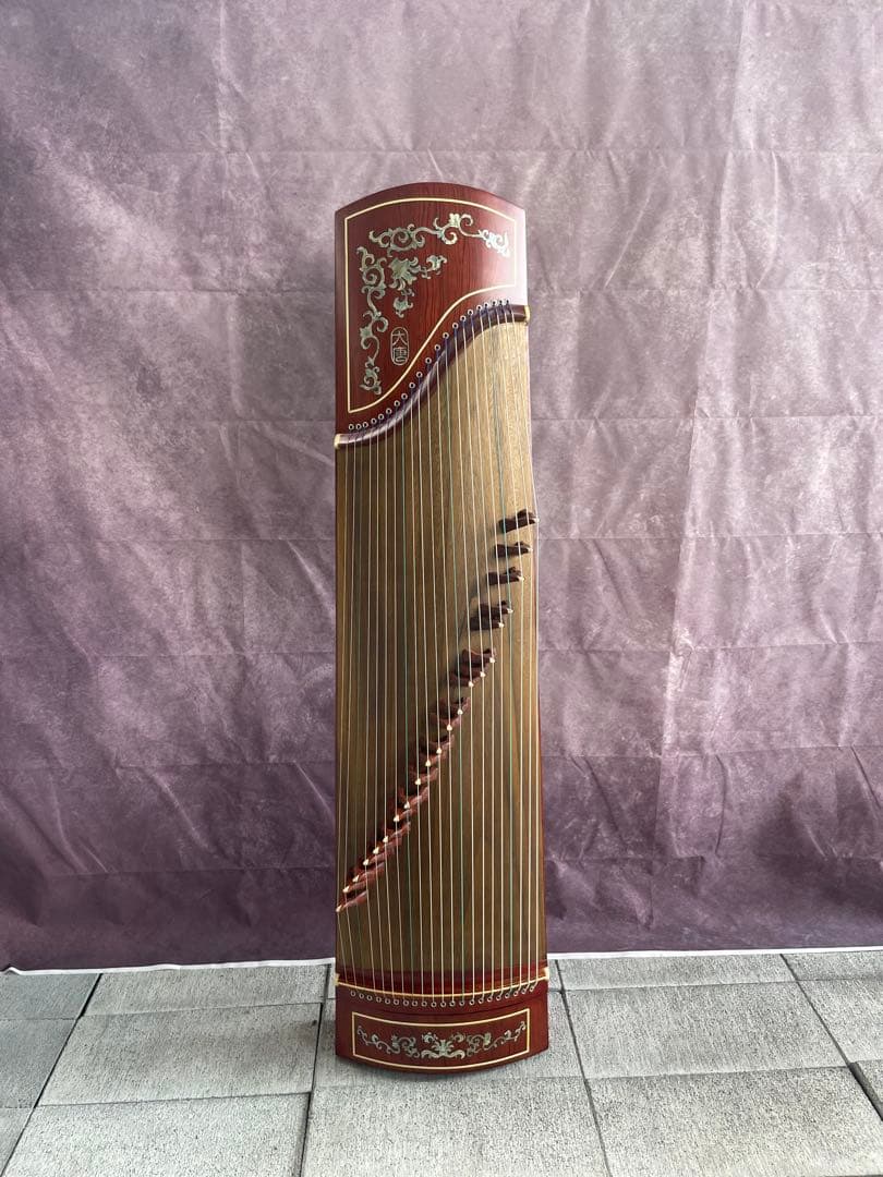 P*様 【大唐】中国 伝統弦楽器 民族楽器　箏21弦グーチェン