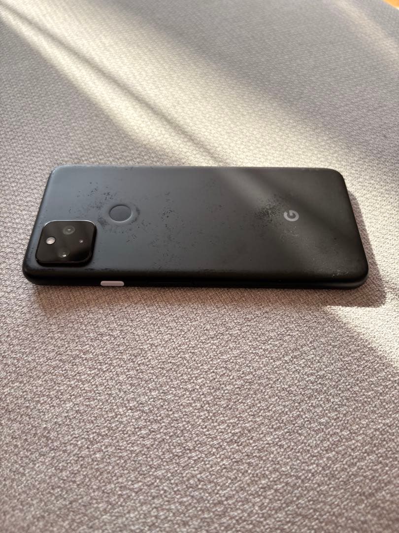 使用頻度少GooglePixel4a 10hガラスフィルム付きサブで使用