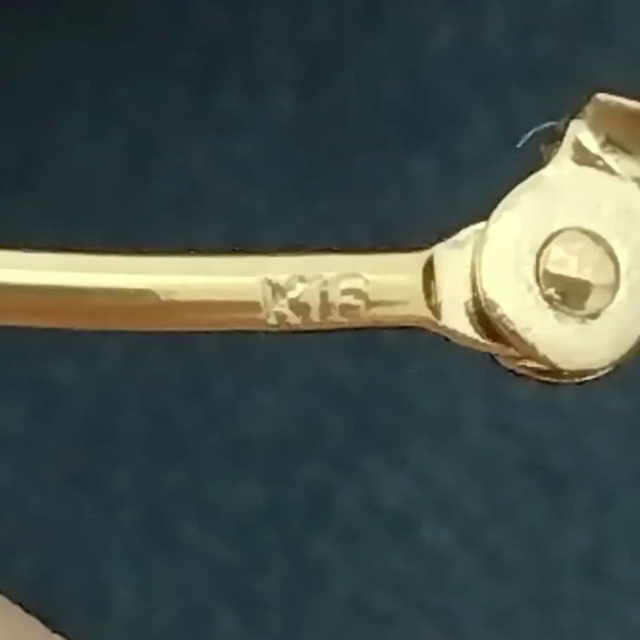 K18✨フープデザインピアス◯シンプル・定番ピアスv(o´ з｀o)♪地金