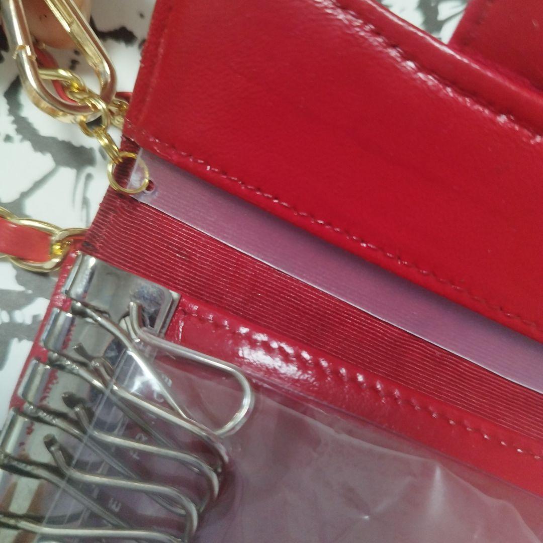 シャネルマトラッセ　キーケース　斜めがけ