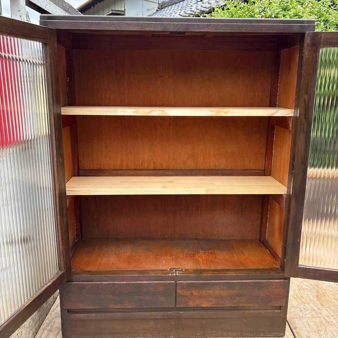 昭和レトロ　本棚　リペア