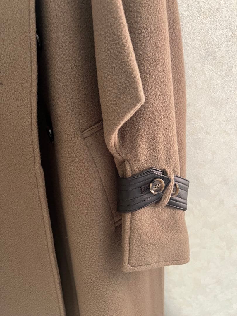 美品【RIM.ARK】Cashmere blend poncho CT