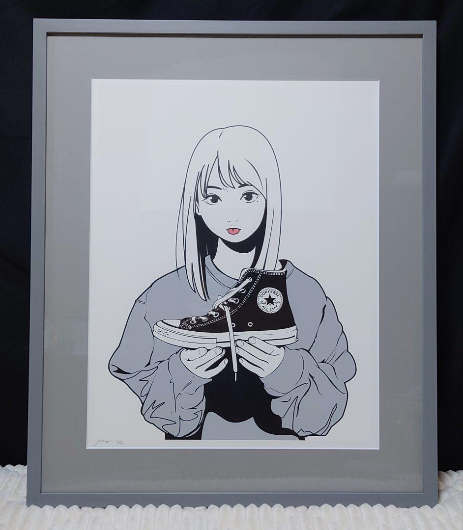 【真作】 Backsideworks ed.70 シルクスクリーン KYNE