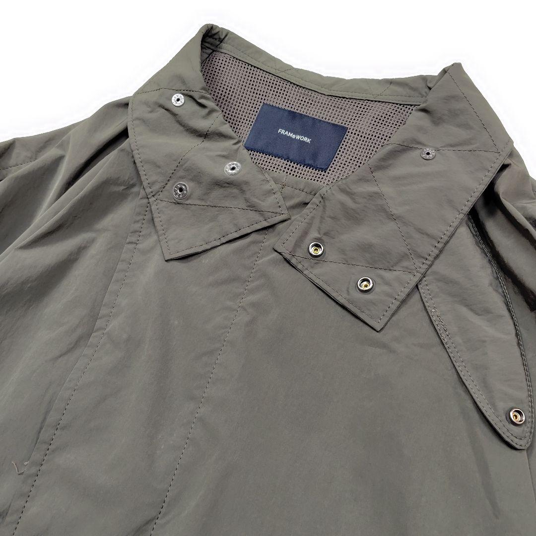 24年発売モデル フレームワーク 撥水ナイロンスタンドコート 38