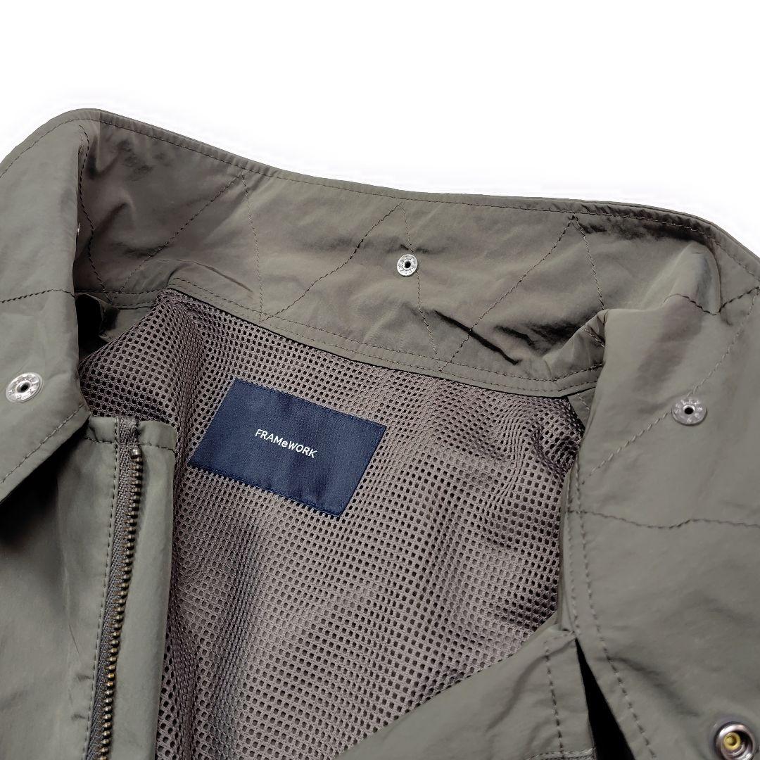24年発売モデル フレームワーク 撥水ナイロンスタンドコート 38