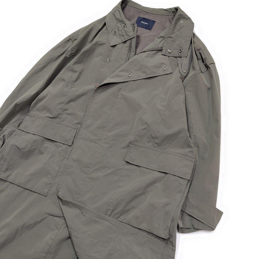 24年発売モデル フレームワーク 撥水ナイロンスタンドコート 38