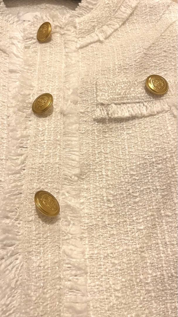 新品タグ付きマイストラーダ ツイードミドルジャケット