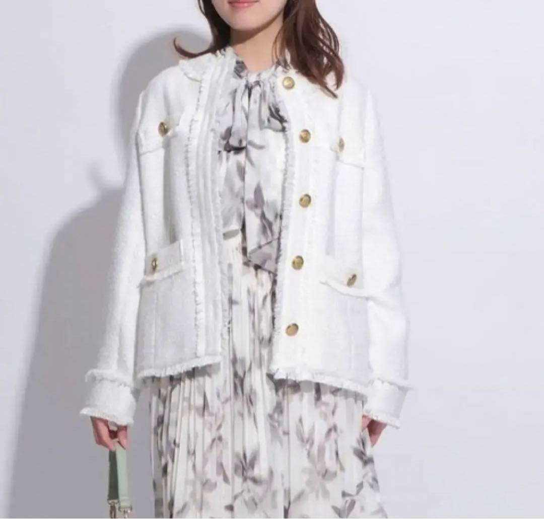 新品タグ付きマイストラーダ ツイードミドルジャケット