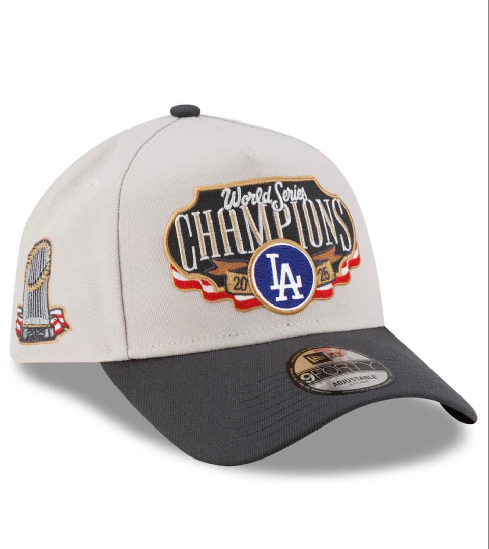 LA Dodgers 2025 ワールドシリーズ 優勝キャップ ロッカールーム