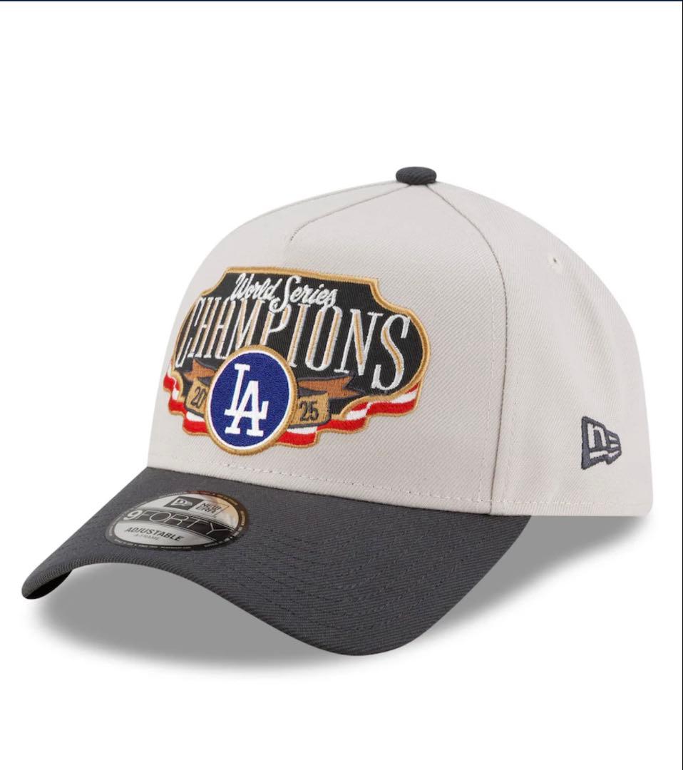 LA Dodgers 2025 ワールドシリーズ 優勝キャップ ロッカールーム