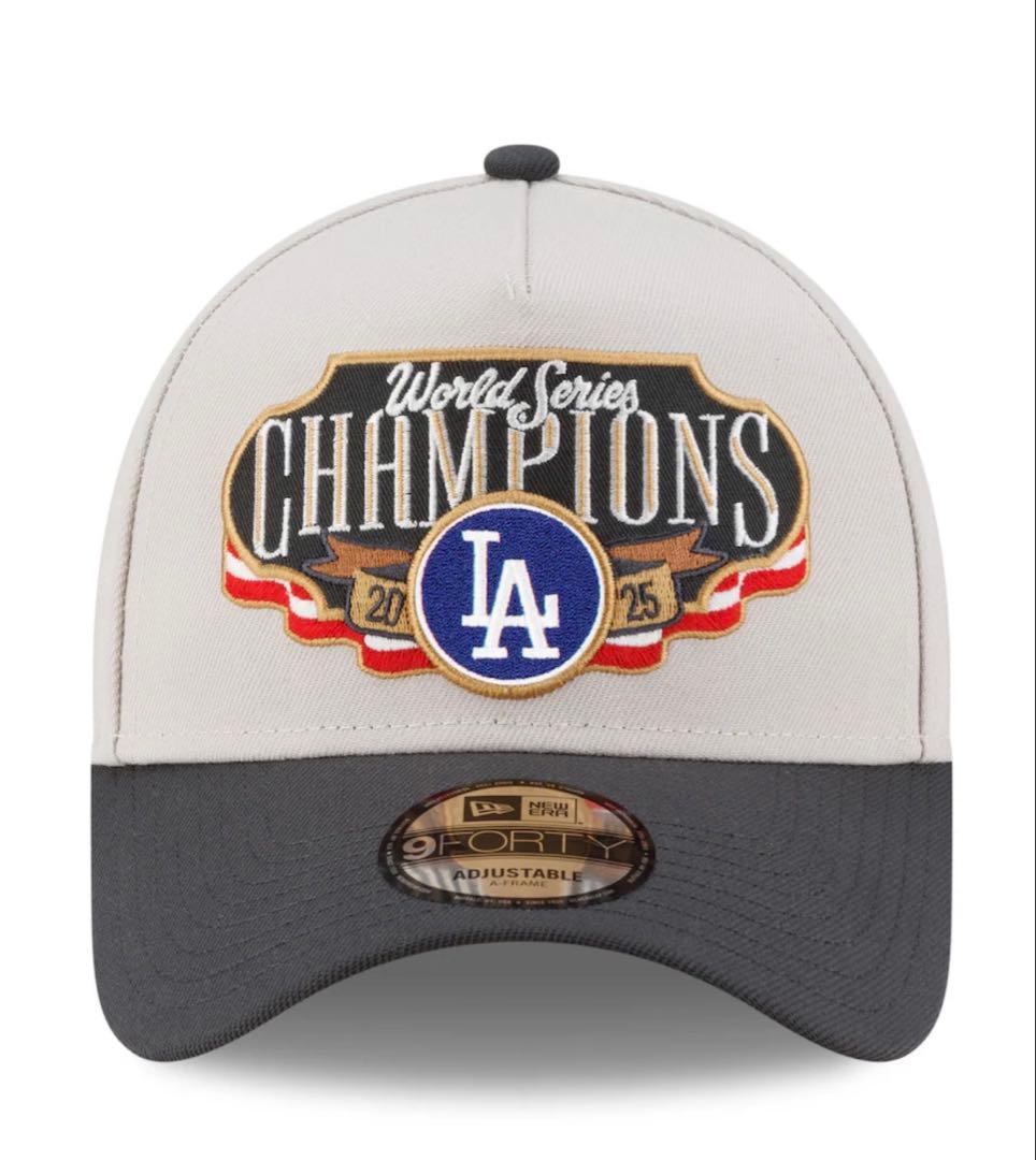 LA Dodgers 2025 ワールドシリーズ 優勝キャップ ロッカールーム