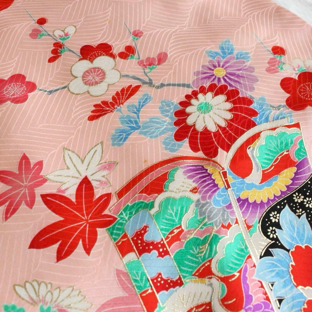 七五三 3歳 女の子 子供 正絹 着物 被布 セット