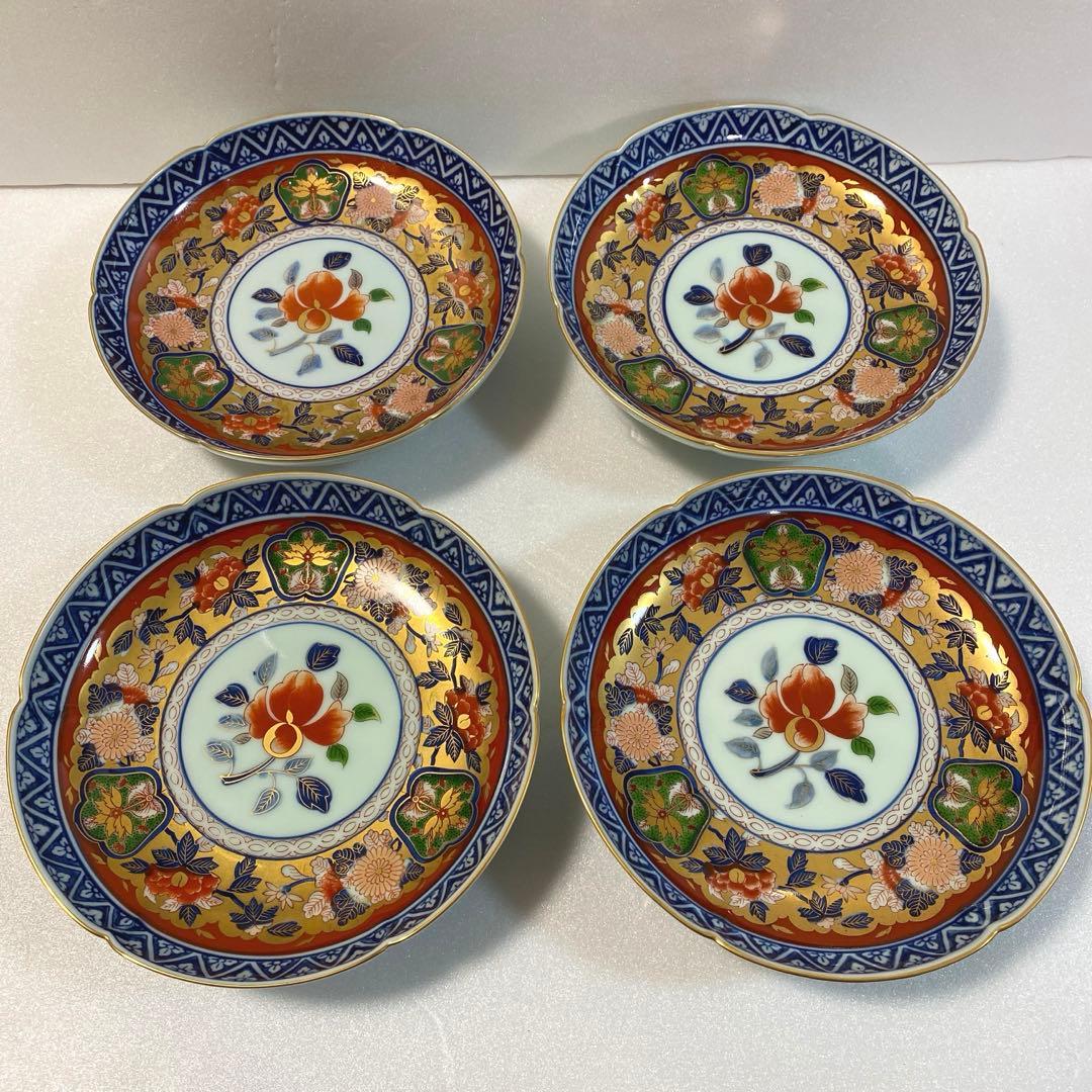 昭和レトロ　日肥其泉　昭和年製　アンティーク皿　４枚