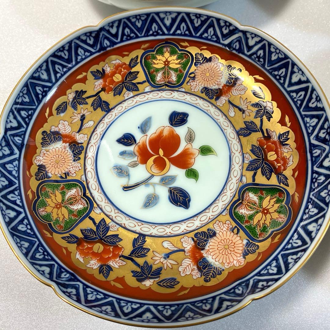 昭和レトロ　日肥其泉　昭和年製　アンティーク皿　４枚