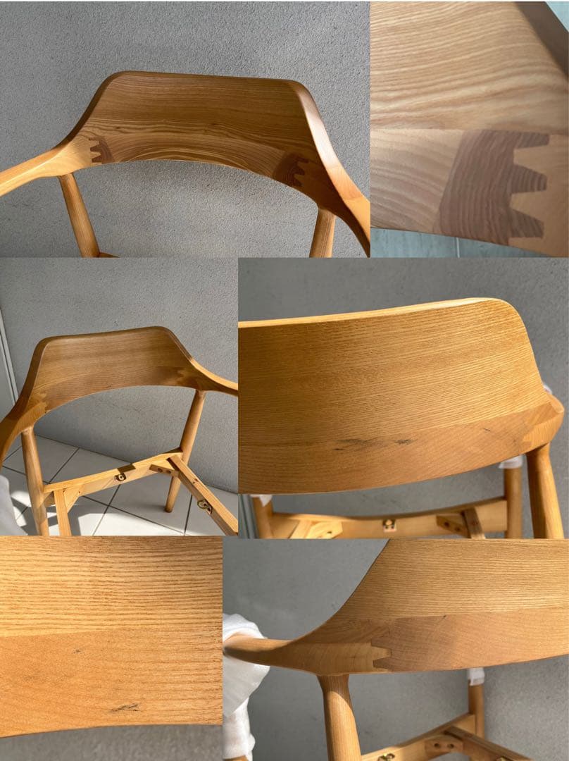 ミナペルホネン タンバリン dop エクリュ ダイニングチェア　ハンドメイド