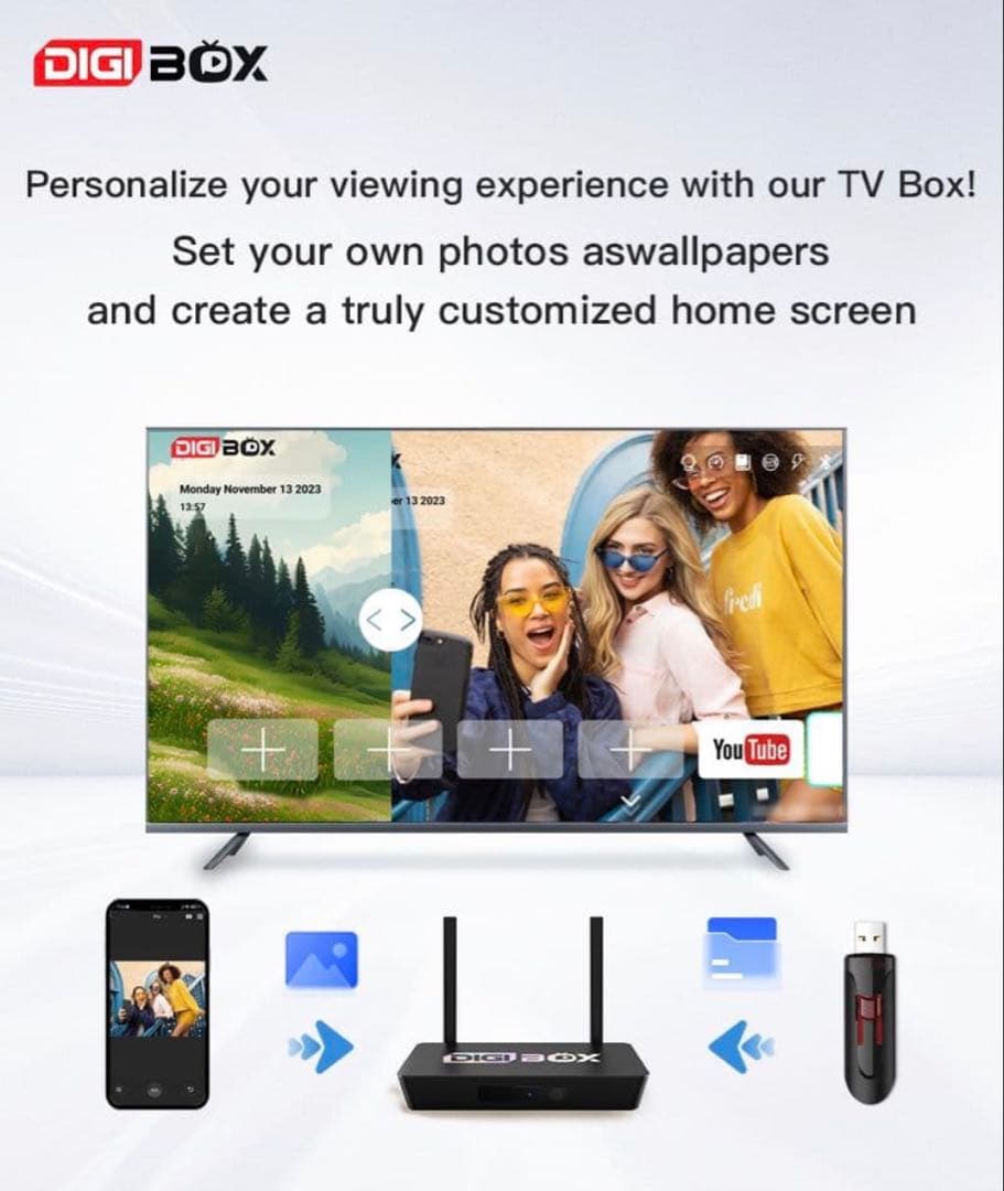 最も人気のあるテレビボックス DIGIBOX D3PLUS ライブテレビボックス