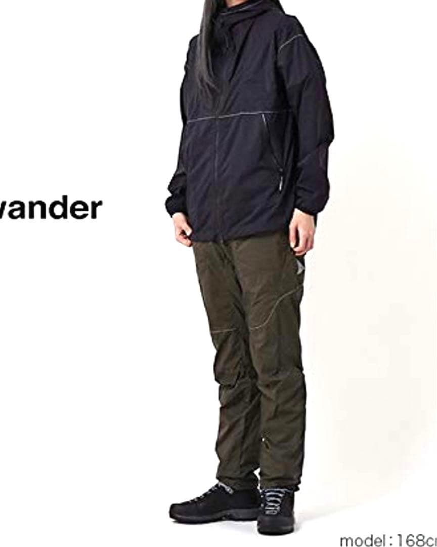【完売】and wander アンドワンダー Wウィーブウィンディパンツ