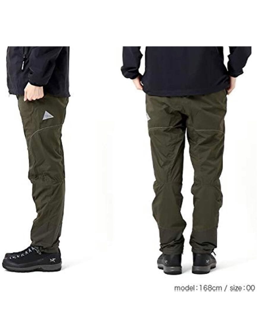 【完売】and wander アンドワンダー Wウィーブウィンディパンツ